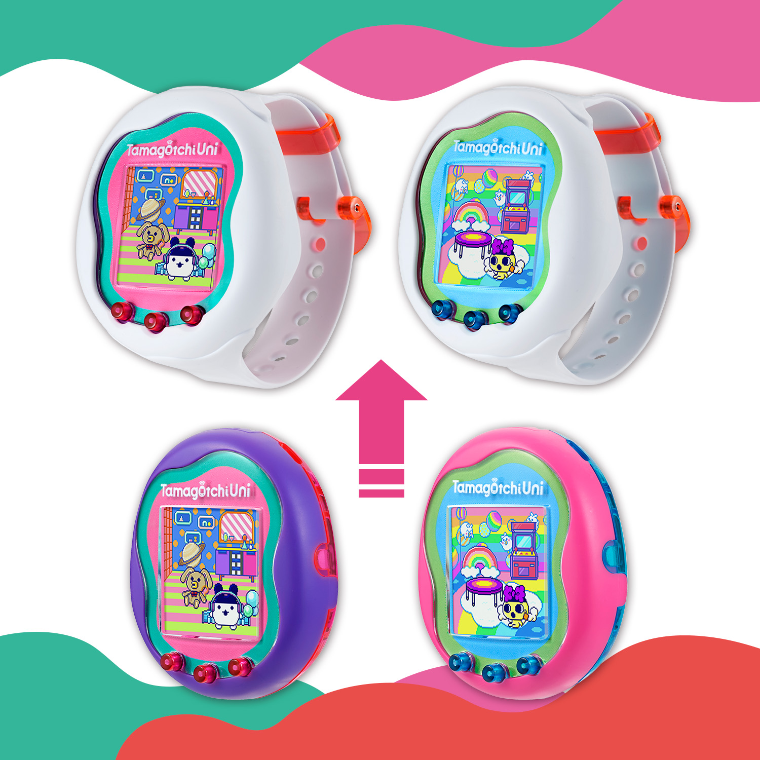 Tamagotchi Uni Band in Future White | Products | Official Tamagotchi Uni Band in Future White | Products | Official